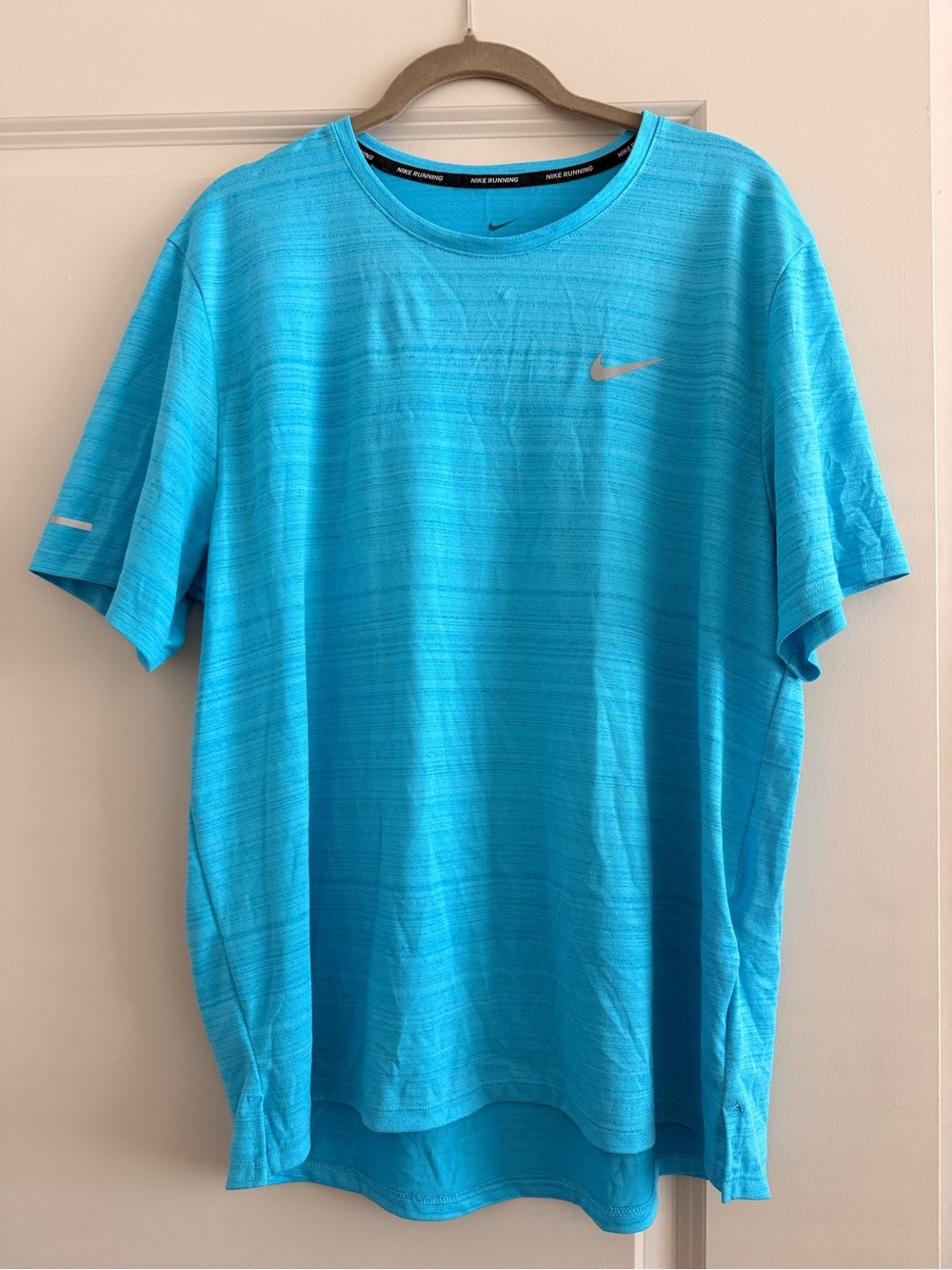Nike Men’s Short Sleeve Dri-Fit Tee - Aqua Blue